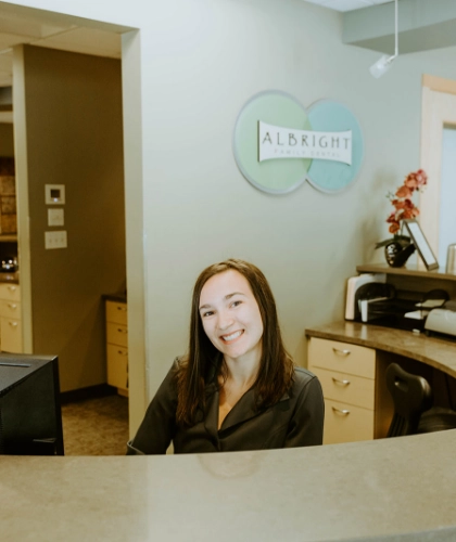 patients shaking hands with team member