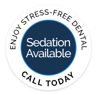 Sedation available stamp