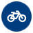 Animated moutain bike icon